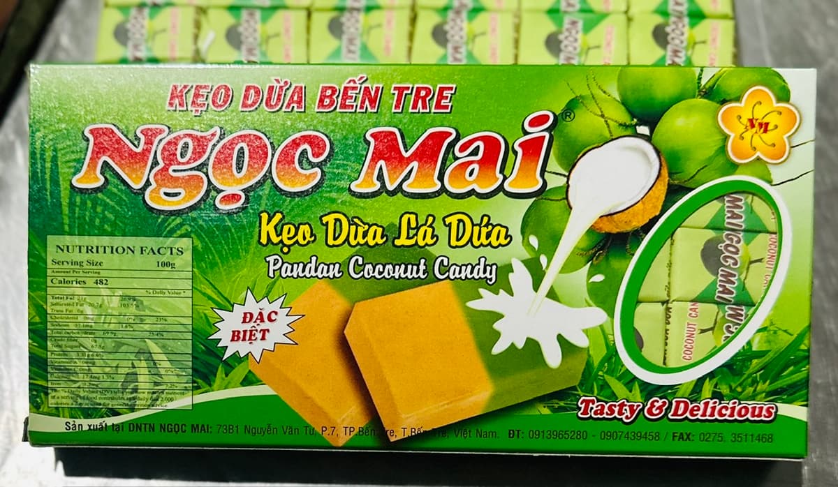 Kẹo Dừa Lá Dứa
